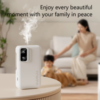 Penjualan laris 1800mAh penyebar Aroma lampu malam dapat dipasang di dinding dapat disesuaikan kemasan Logo mesin Aroma Untuk hotel portabel