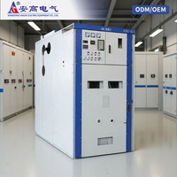 ANGAO ODM KYN61-40.5 Appareillage de commutation haute tension 1250A 2500A à double barre omnibus, panneau métallique pour projets de centrales hydroélectriques