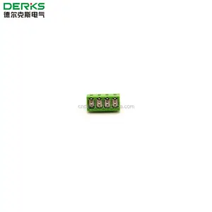 Derks YB212-381 2-24 เสา 3.81 มม.10A 300V AC ขั้วต่อบล็อก PCB สกรูเทอร์มินัลบล็อกพร้อมสนาม 3.81 มม.