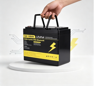 Batterie solaire rechargeable LiFePO4 12V 12.8V 24V 100ah 200ah Batterie lithium rechargeable 12v 100ah - Product Image 4