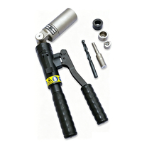 Poinçonneuse hydraulique manuelle en gros pour électriciens, outil de découpe pour boîtes de distribution, kit de poinçonnage HPP-75