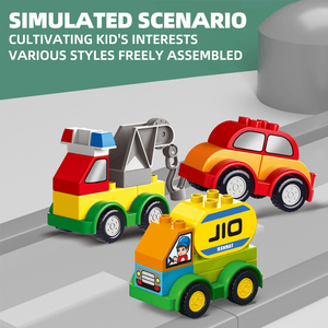 Jouet de construction DIY, blocs de <span class=keywords><strong>puzzle</strong></span>, voiture d'ingénierie, ensemble de blocs éducatifs, jouet de voiture pour enfants, jeu d'intérieur - Product Image 3