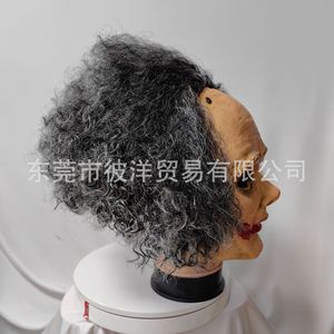 Máscara de Látex de Halloween de Dos Caras con Boca Ensangrentada, Accesorios de Disfraces de Terror para Fiestas - Product Image 4