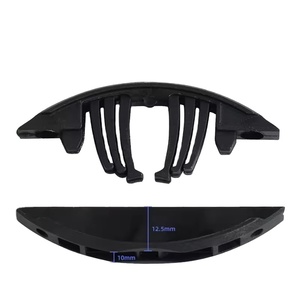 Conector Invisible de Plástico P14, Parte Fija P15, Parte Desmontable, Esquina Curva de 45 Grados, Forma de Media Luna, Sin Orificios, para Baño - Product Image 3