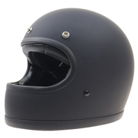 Casque intégral de moto en fibre de verre Retro Jet approuvé par les points