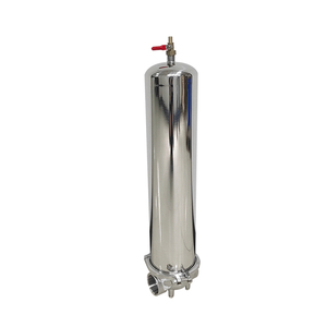 Carcasa de Filtro de Agua de Acero Inoxidable de Grado Alimenticio SS304 de 10 Pulgadas de un Solo Núcleo para Filtración Industrial de Líquidos y Aceites - Product Image 2