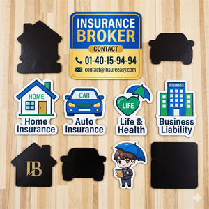 Imanes <span class=keywords><strong>de</strong></span> Refrigerador para Contacto con Agentes <span class=keywords><strong>de</strong></span> <span class=keywords><strong>Seguros</strong></span>, Diseño <span class=keywords><strong>de</strong></span> Alta Visibilidad, Colores UV Duraderos, Adhesivo Magnético para Refrigerador - Product Image 1