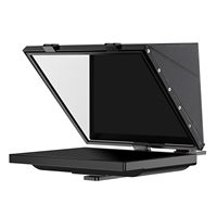 Desview 19 "Interview Conference Video Recording Invite Buckled Magnetic Sunhood Teleprompter for DSLR Tablet Phone Shooting