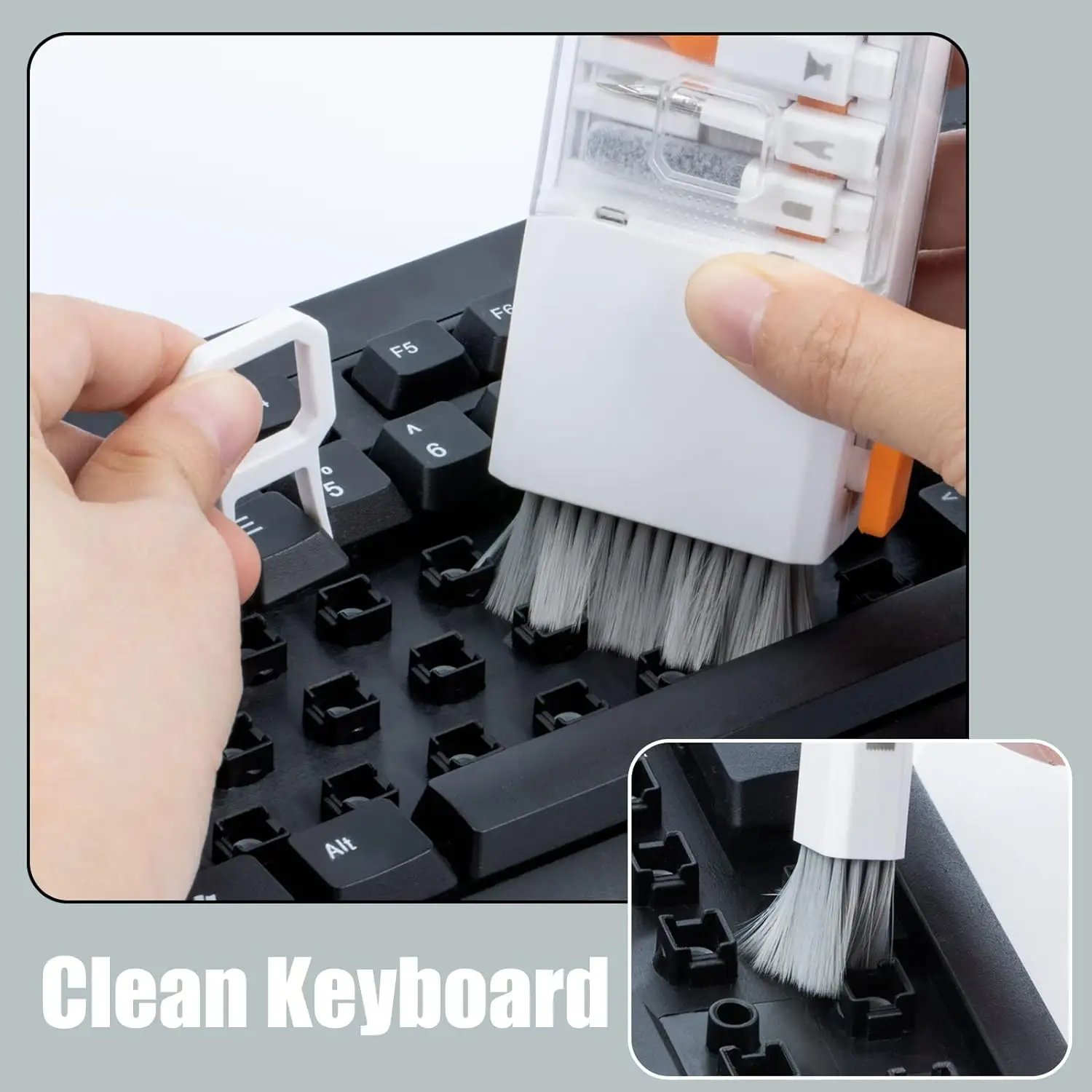 Laptop temizleyici 10-in-1 bilgisayar ekran temizleme fırçası aracı çok fonksiyonlu temizleyici kiti MoiblePhone klavye için CleaningBrush