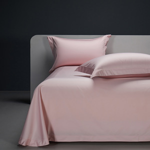 100% Cotton Four-Piece <b>Bedding</b> <b>Set</b> Long-Staple Cotton Solid White Duvet Cover <b>Set</b> For 1.8m Bed Home Use - Product Image 3