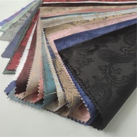Tissu de doublure jacquard léger certifié OEKO-TEX de haute qualité, 52% polyester, 48% viscose, 68Dx120D, tissé pour vestes et costumes