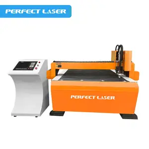 Mesin pemotong sorot Plasma CNC besi tembaga baja berdiri tipe meja Laser sempurna