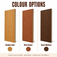 Panneau de bardage en fibrociment à grain de bois véritable 190 mm pour façade extérieure, résistant au gel, imperméable et anti-moisissure