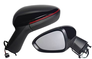 Ensemble de rétroviseur pour réflecteur <span class=keywords><strong>Chevrolet</strong></span> <span class=keywords><strong>Orlando</strong></span> avec ligne rouge et peinture pliante électrique - Product Image 3