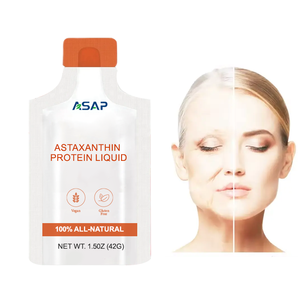 Private Label Blood Orange Astaxanthin <b>Protein</b> Liquid for Men and Women Antioxidant, Immune Boosting - Product Image 1
