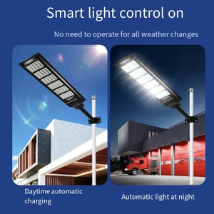 High Brightness IP65 Integrated Solar Street Lights Waterproof Outdoor LED with Human Sensing for Garden &amp; Road <strong>Battery</strong> Operated - Product Image 6