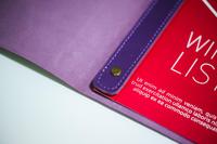 Couverture de menu en similicuir de luxe pour logos estampés à chaud dans les restaurants et bars