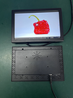 Écran LCD IPS 8 pouces haute luminosité 2000 nits 1920x1200 avec interface, cadre ouvert, haut-parleur intégré pour affichage automobile et utilisation sur ordinateur de bureau