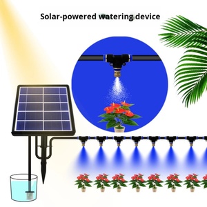ZHITIAN SD B15 <b>Solar</b> Powered PVC Automatic Plant Watering <b>System</b> Smart Timer Moisture Sensor Weather Forecast Irrigation - Product Image 1