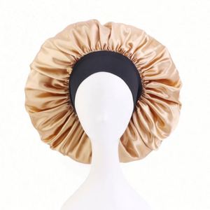 En gros, Accessoires capillaires personnalisables avec logo : Turbans, Bonnets de nuit, Bonnets de salon en satin à large bande, pour la beauté, le cyclisme, les fêtes et la plage - Product Image 4
