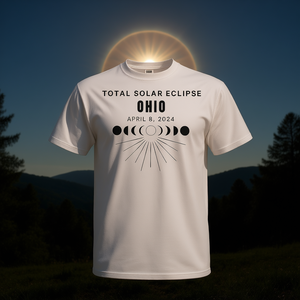 T-shirt Total Solar Eclipse Ohio 8 avril 2024 - Product Image 3