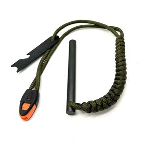 Magnesium Fire Starter 13x130mm With Paracord For Outdoor Survival Camping Tool - Product Image 4
