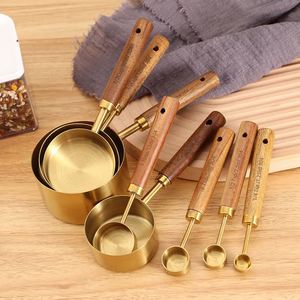 Juego de 8 Tazas Medidoras de Acero Inoxidable 304, Cucharas Medidoras para Café y Matcha, Utensilios de Cocina, Venta al Por Mayor - Product Image 2