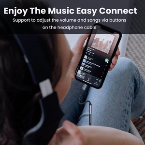 <span class=keywords><strong>Adaptateur</strong></span> pour écouteurs USB Type C vers 3.5 Jack USB-C 3 5mm Convertisseur de câble audio pour 15 15 Pro MAX Samsung Galaxy Xiaomi - Product Image 2