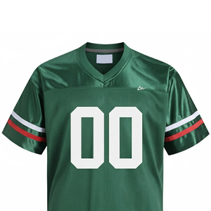 Camisetas de Fútbol Americano con Sublimación Completa de Diseño Personalizado, 100% Poliéster, Transpirables, Ecológicas, Unisex, Colores y Tallas Personalizadas, OEM - Product Image 4