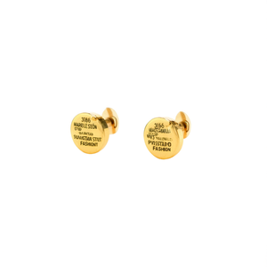 Boucles d'oreilles en acier inoxydable 316L plaqué or PVD, durables, résistantes, bijoux de mode - Product Image 2