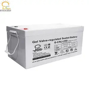 Batteria al gel ricaricabile più lunga durata 12v 100ah 150ah 200ah 250ah per batteria al Gel del sistema di energia solare