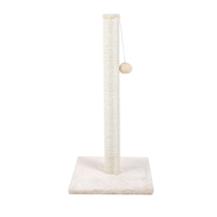 Griffoir vertical pour chat de petite et moyenne taille, jouet à griffes avec boule de stimulation, jouet pour chat, boule de griffage pour chat