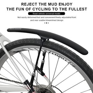 Garde-boue de vélo réglable RIDERACE à dégagement rapide léger en alliage d'aluminium Support garde-boue de vélo de route de montagne facile à installer - Product Image 3