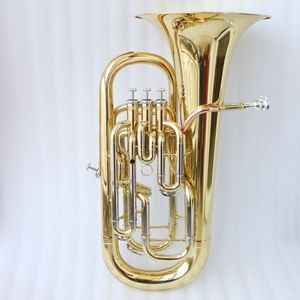 Kèn Euphonium chuyên nghiệp FEU-300G, chất liệu đồng thau, sơn bóng trong suốt, âm thanh BB, 3+1 piston thép không gỉ - Product Image 1