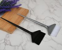 Salon de coiffure professionnel brosse à teindre les cheveux brosse à colorier en Nylon avec poignée antidérapante en plastique brosse à teinture pour cheveux pour Salon