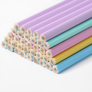 Lápices Triangulares de Madera Macaron Hb Estándar al por Mayor para Niños Escolares - Product Image 4