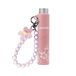 Profumo Spray Retrattile Portatile con Portachiavi e Catena a Perline, Design Twist-Up, Mini Profumo Ricaricabile, Regalo, OEM, Private Label - Product Image 4