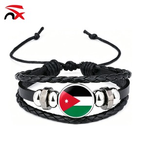 Meilleures ventes : Ensemble drapeau Jordanien, Porte-clés, Sac en toile, Collier, T-shirt, Bracelet, Casquette, Drapeaux de voiture, Accessoires de football - Product Image 2