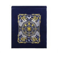 Cadeaux personnalisés, sac à fermeture éclair en velours avec broderie magique, logo personnalisé imprimé, taille en gros