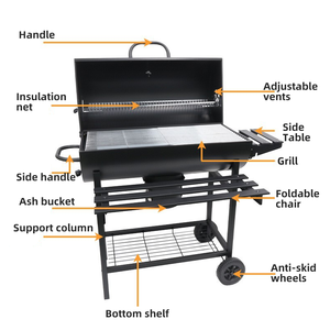 Kit giratorio de pollo automático de barril resistente personalizado Parrilla de <span class=keywords><strong>barbacoa</strong></span> asador Parrilla de carbón para fiesta al aire libre - Product Image 3