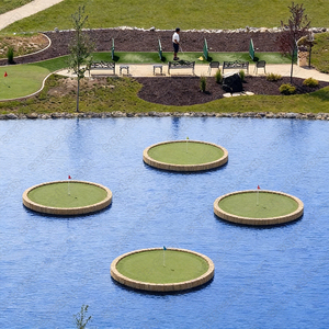 Golf Net Professional Custom <b>Yacht</b> Golf Green Floating Greens Aqua Range Golf Game Friendly Competitions Between Guests - Product Image 1