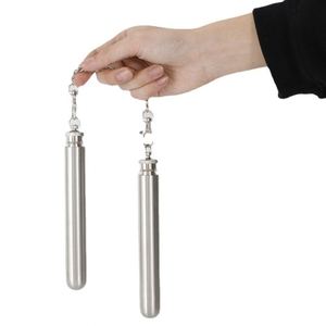 Petaca Portátil de Acero Inoxidable de 1.5oz con Forma de Nunchuck, Logotipo Personalizado, Regalo de Viaje - Product Image 2