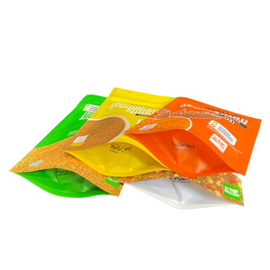 Food Packaging Bag sealed Zipper Stand up Pouch clear Zipper Spices Transparent Standup Pouch - Product Image 5
