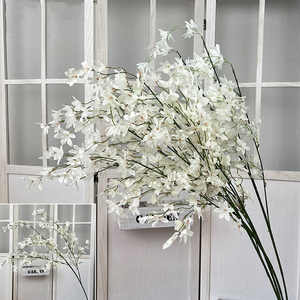 Fiori artificiali decorazione della sala di nozze fiori decorazione per la casa <span class=keywords><strong>orchidea</strong></span> del nuovo anno soffitto fiori di seta - Product Image 6