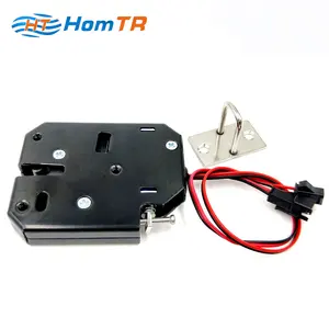 HomTR pcb בקרת נעילת לוח מיני למשוך לדחוף 12v 24v DC מוטבע דלת הלבשה חכמה סולנואיד נעילה