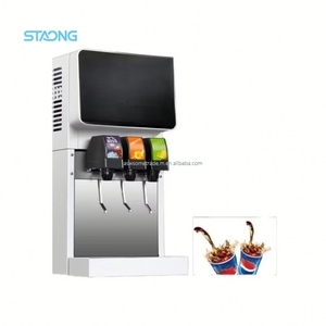 Dispensador Comercial de Bebidas Refrescantes de Tres Cabezas para Cola y Refrescos, Refrigerado con Sistema de Enfriamiento por Agua - Product Image 1