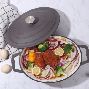 Cacerola Ovalada de Hierro Fundido, Cocotte, Juego de Cacerolas, <span class=keywords><strong>Ollas</strong></span> para Cocinar - Product Image 1