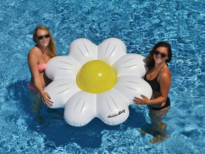 <span class=keywords><strong>Matelas</strong></span> Gonflable Géant Waterhan en PVC, Forme Boule et Anneau, <span class=keywords><strong>pour</strong></span> <span class=keywords><strong>Piscine</strong></span>, Personnalisable, 130cm x 180cm, 25cm d'épaisseur - Product Image 4