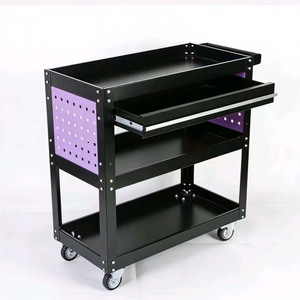 Hot Multipurpose Car Repairing Workshop Iron <b>Tool</b> Cabinet OEM/ODM/OBM Customizable 150kg Load Capacity on Wheels - Product Image 5