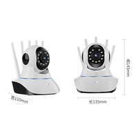 Cámara inalámbrica Wifi seguridad 1080P Hd visión nocturna para el hogar Ip Cctv 360 vigilancia seguridad interior Cámara Ip